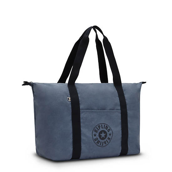 Kipling Art Medium Lite Tote Bags Blazing Grey | CA 1454MQ